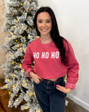Ho Ho Ho Graphic Tee and Sweatshirt