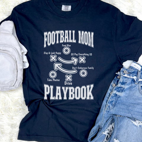 Football Mom Playbook Graphic Tee