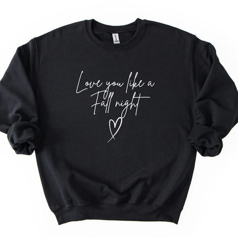 Fall Night Graphic Tee & Sweatshirt
