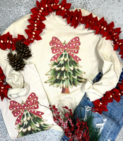 Polka Tree Tee and Sweatshirt