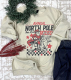 North Pole Rodeo Sweatshirts - cut or NON cut