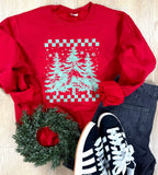 Checkered Spruce Graphic Tee or Sweatshirt