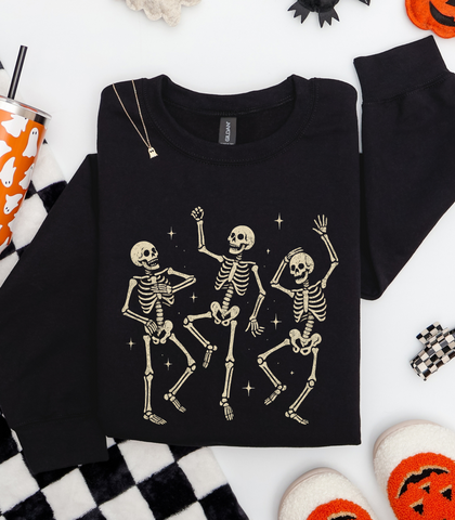 Dancing Skellies Graphic Tee and Sweatshirt