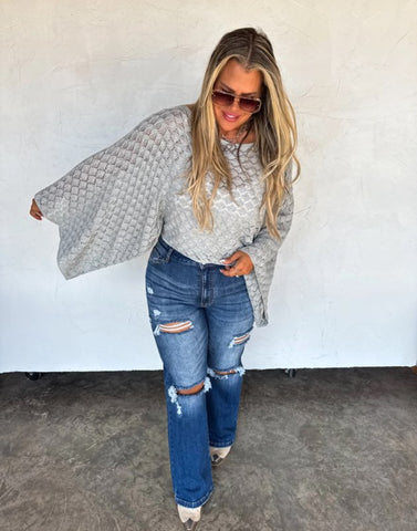 PREORDER- WINTER FREE SPIRIT BELL SLEEVE TOP