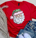 Jolly Pink and Green Santa - 24HR DEAL!
