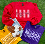Tone on Tone Stripe Spirit Custom Tee