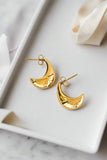 Natural Elements Gold Teardrop Earrings