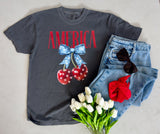 USA Quilted Tee