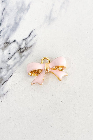 Pink Bow Charm