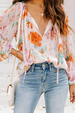 Multicolor Abstract Blouse Jan.