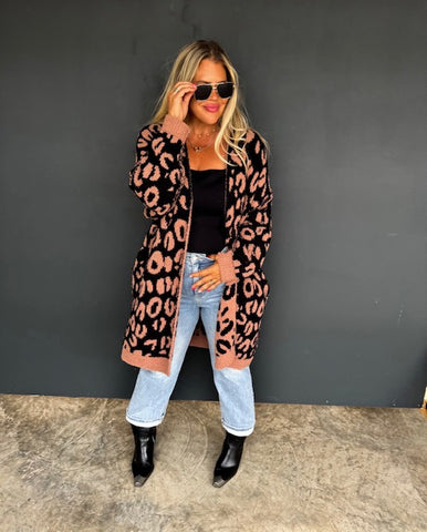 PRE ORDER-LIGHTING & CHEETAH CLOUD CARDIGANS