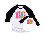 Mama and Mini Flowers | Girls 3/4 Tees