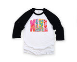 Mama and Mini Flowers | Girls 3/4 Tees