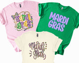 Mardi Gras Purple Lace | Graphic Tee | Mardi Gras Party