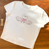 Swan | Crop Tee