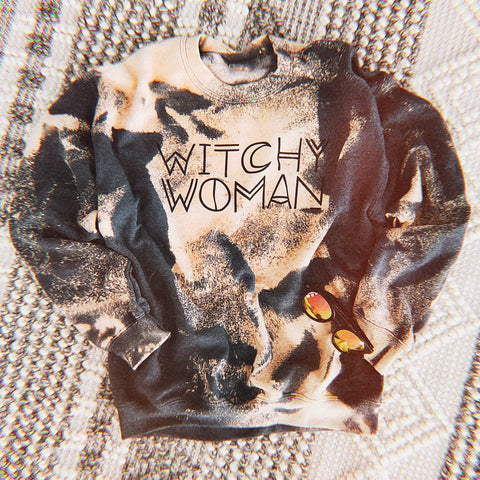 Witchy Woman Bleached Sweatshirt