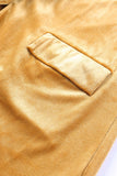 Casual Pocketed Velvet Blazer