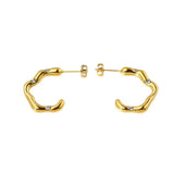 18K Gold Plated Stud Earrings