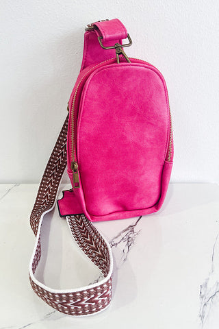 Nora Hot Pink Sling Bag